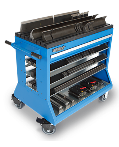 Change over carts for sheet metal fabricators by Professional Tool Storage