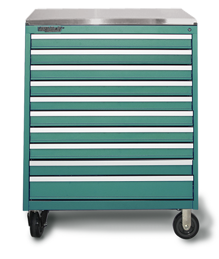 9-Drawer Heavy Duty Steel Cabinet